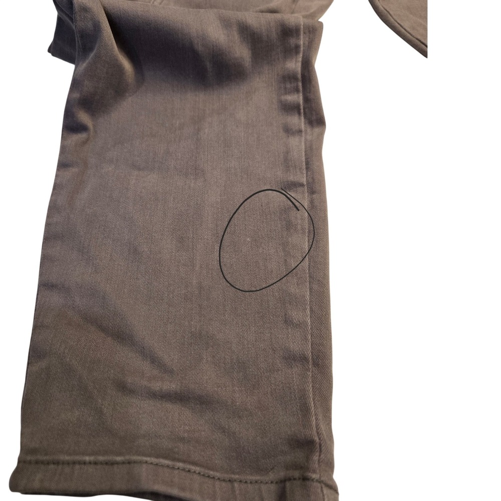 Cosmic Blue Love‎ Grey Cargo Utility Pants Women 32P High Rise Slim Straight Leg - Picture 9 of 10